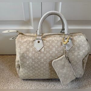 Louis Vuitton Mini Lin Croisette Monogram Speedy 30
